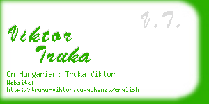 viktor truka business card